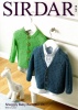 Knitting Pattern - Sirdar 5218 - Snuggly Baby Bamboo DK - Boy's Cardigans